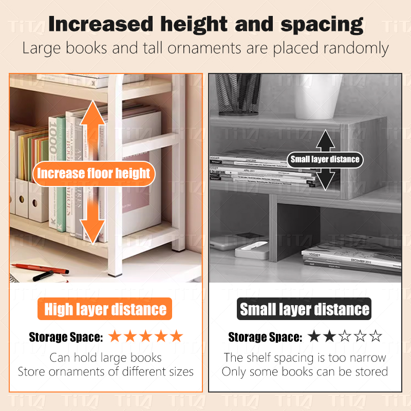 Book Rack Desktop organizer Desktop Rack Office Table BookShelf ...