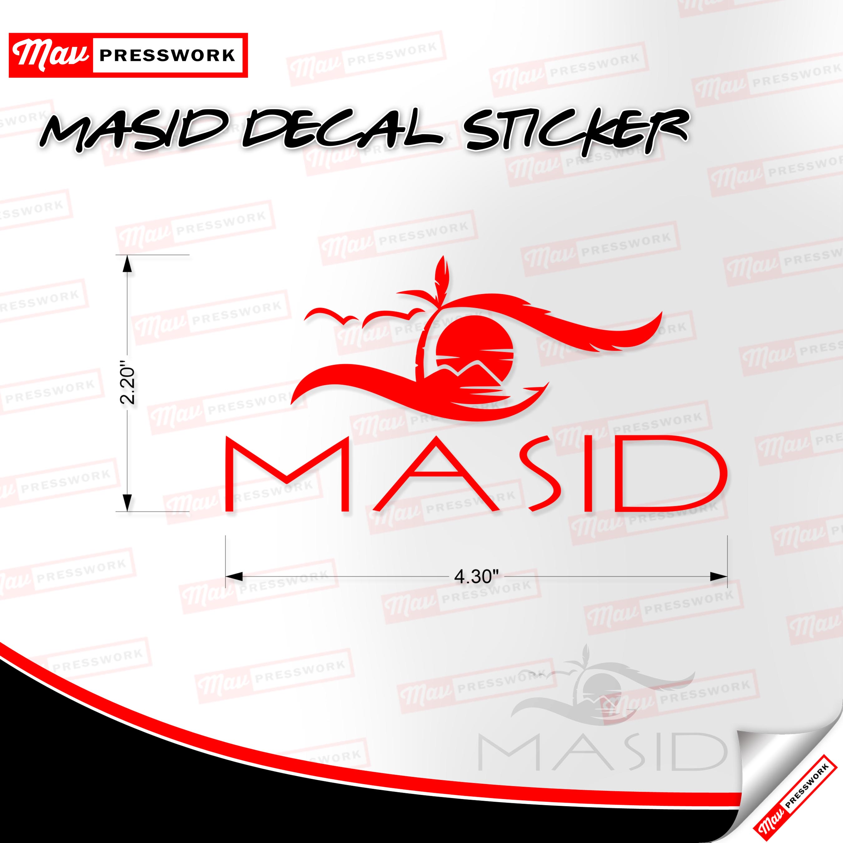 MASID DECAL STICKER / STICKER DECALS | Shopee Philippines