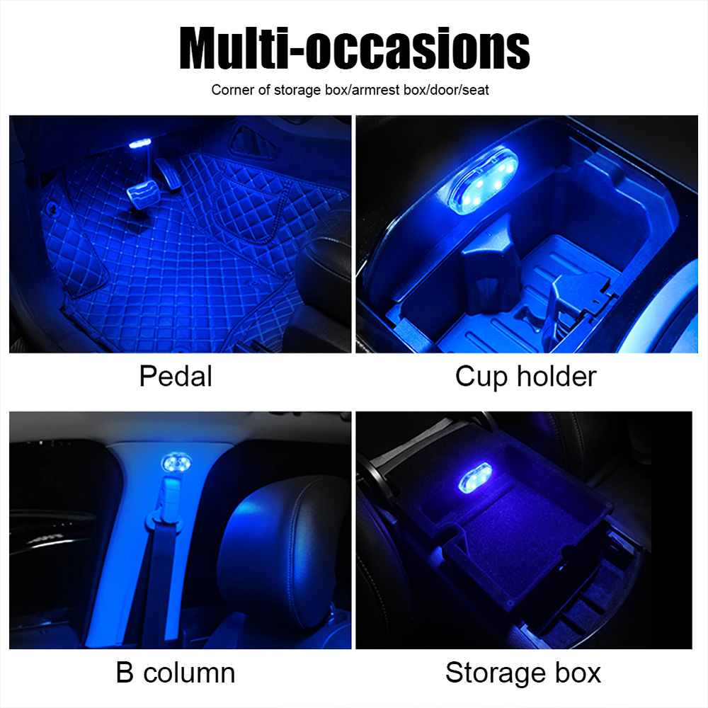 LED Touch Light For Car Mini Car LED Touch Light Ambent Light For Car ...