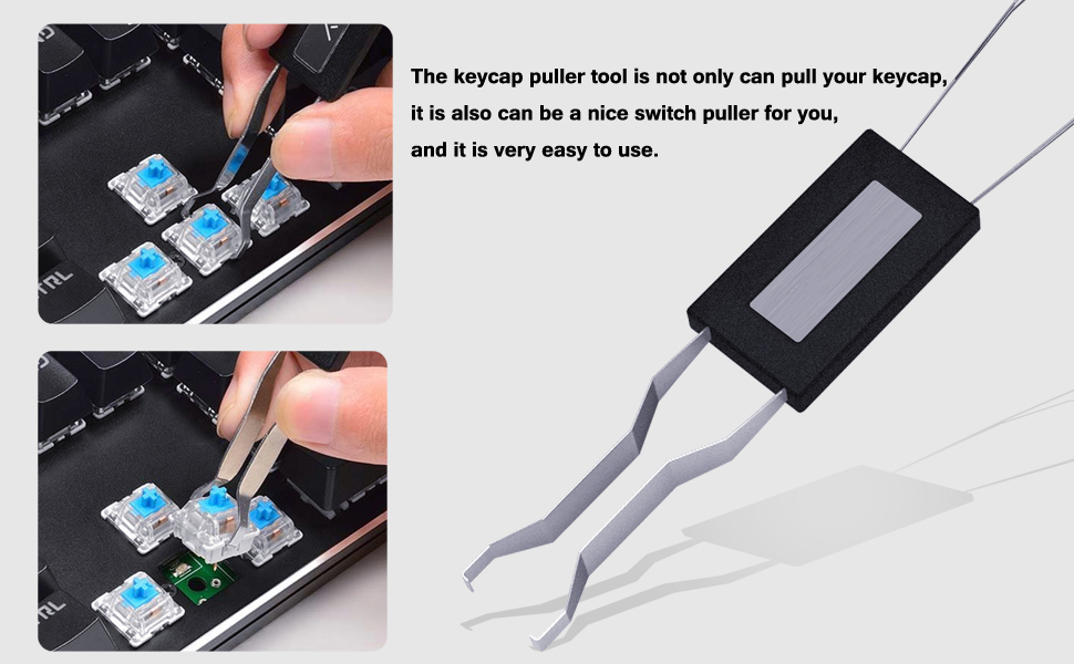 2-in-1 Keycap & Switch Puller Remover Tool for Mechanical Keyboard ...