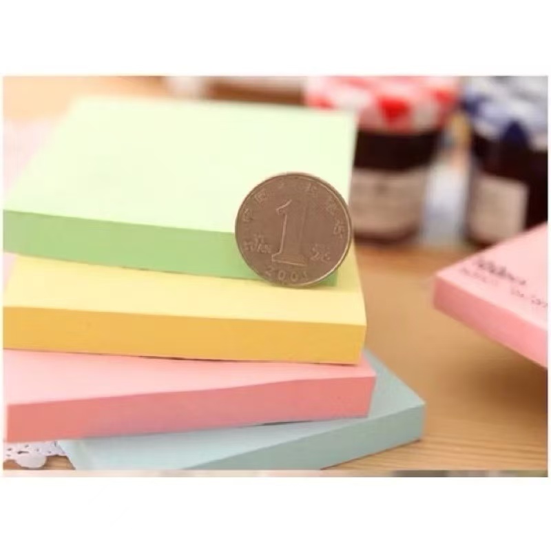 100Sheets Sticky Notes Pastel Color 3