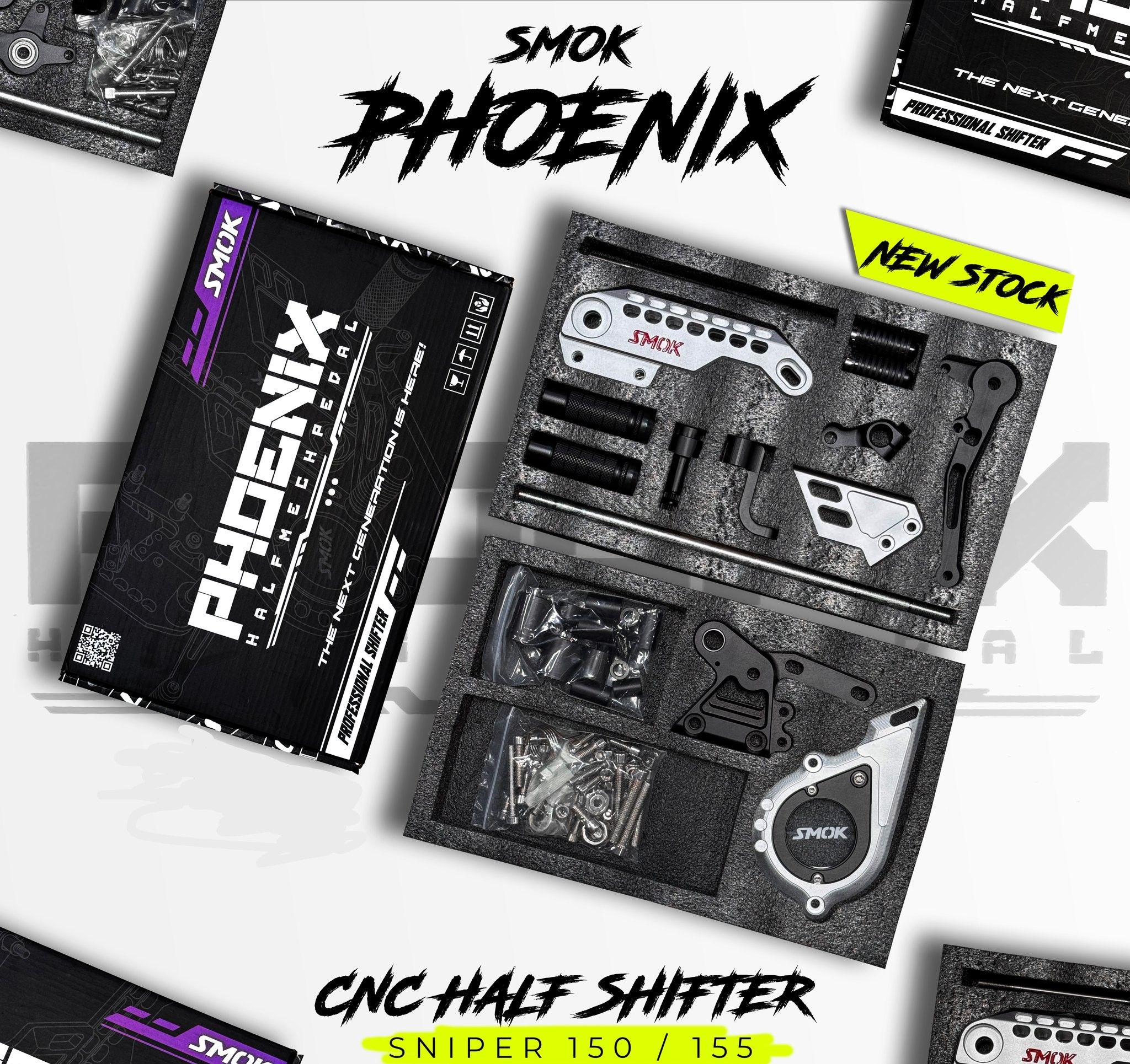 M3 BRAND NEW 𝗦𝗠𝗢𝗞 𝗣𝗛𝗢𝗘𝗡𝗜𝗫 CNC HALF SHIFTER for 𝗦𝗡𝗜𝗣𝗘𝗥 𝟭𝟱𝟬/𝟭𝟱𝟱 & 𝑾𝗜𝗡𝗡𝗘𝗥 ...