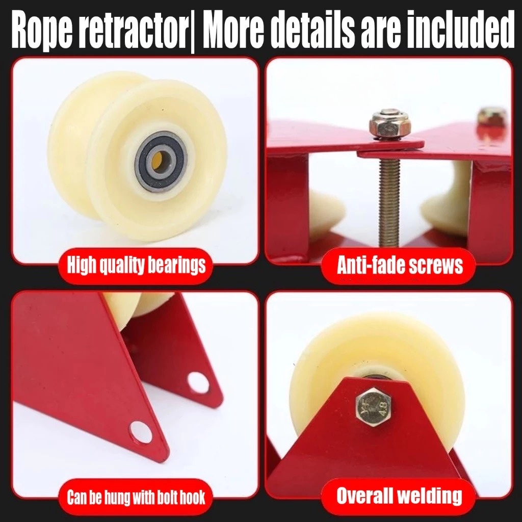 Lifting and fixing rope pulley device wall corner climbing rescue Rope ...