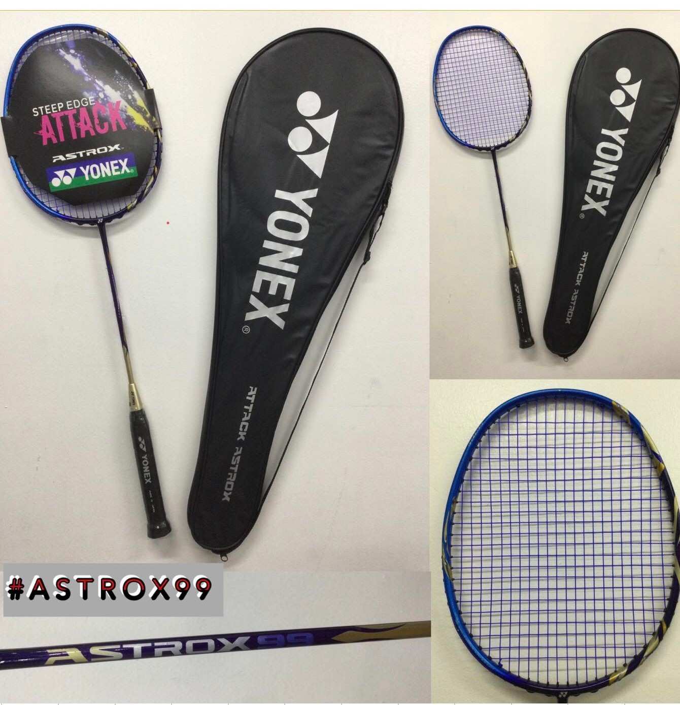 FULL CARBON BADMINTON RACKET PROFESSIONAL OFFENSIVE TYPE 24-31Lbs. (4u ...