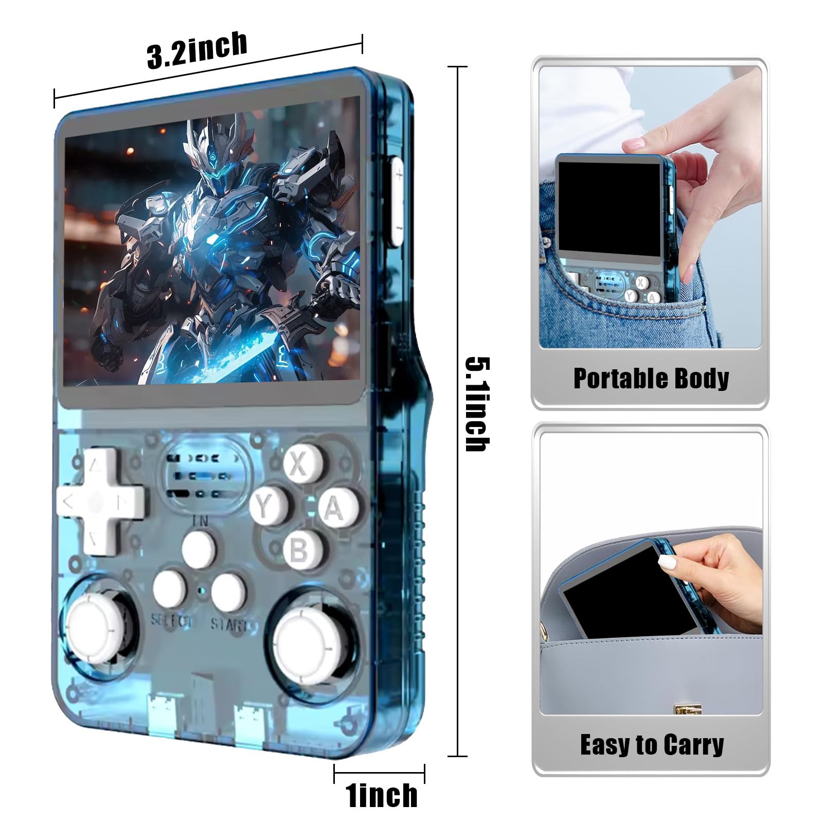 In stock R36S Handheld Game Console Portable Gaming 3.5inch Screen ...