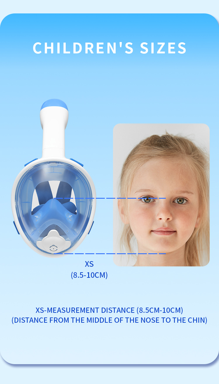 Full Face Snorkeling Set Free Breathing Diving Mask Anti Fog Goggles ...