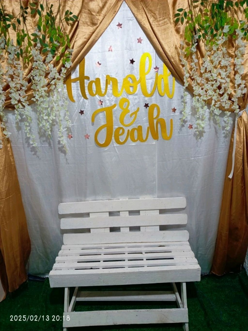 Glittered 11inches Letter cutouts (sold per piece ) for Party backdrop ...