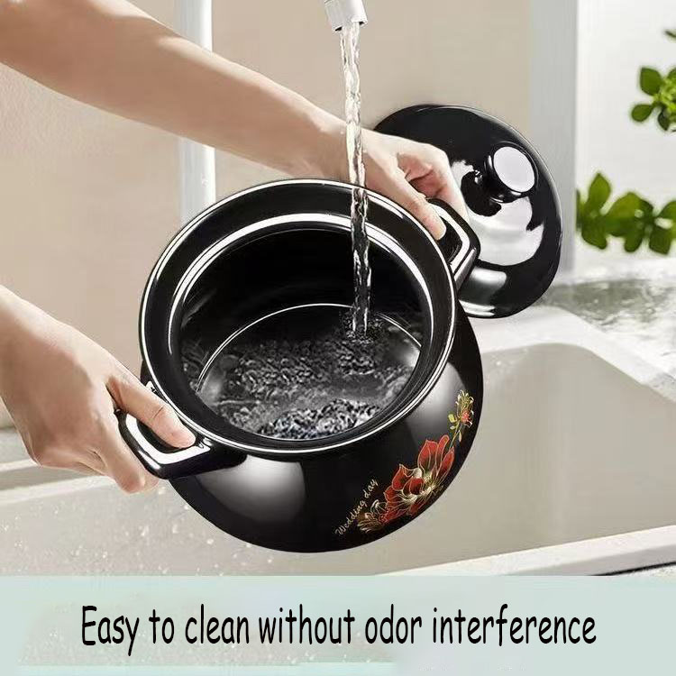 Large capacity household ceramic clay pot soup pot heat-resistant soup ...