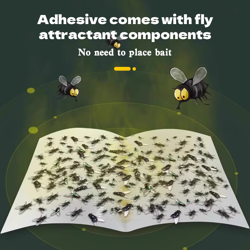 10/20/50/100PCS Fly Trap Board Fly Sticker Insect Trap Board Adhesive ...