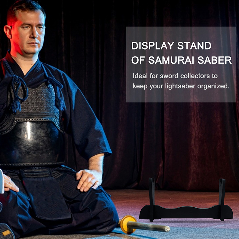 Katana Display Stand Black Short Sword Rack Plastic Dagger Rack Single ...