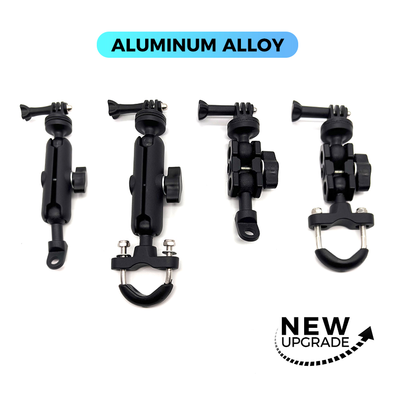 Action Camera Holder Gopro Motorcycle Bracket 360° Rotation Stand For ...