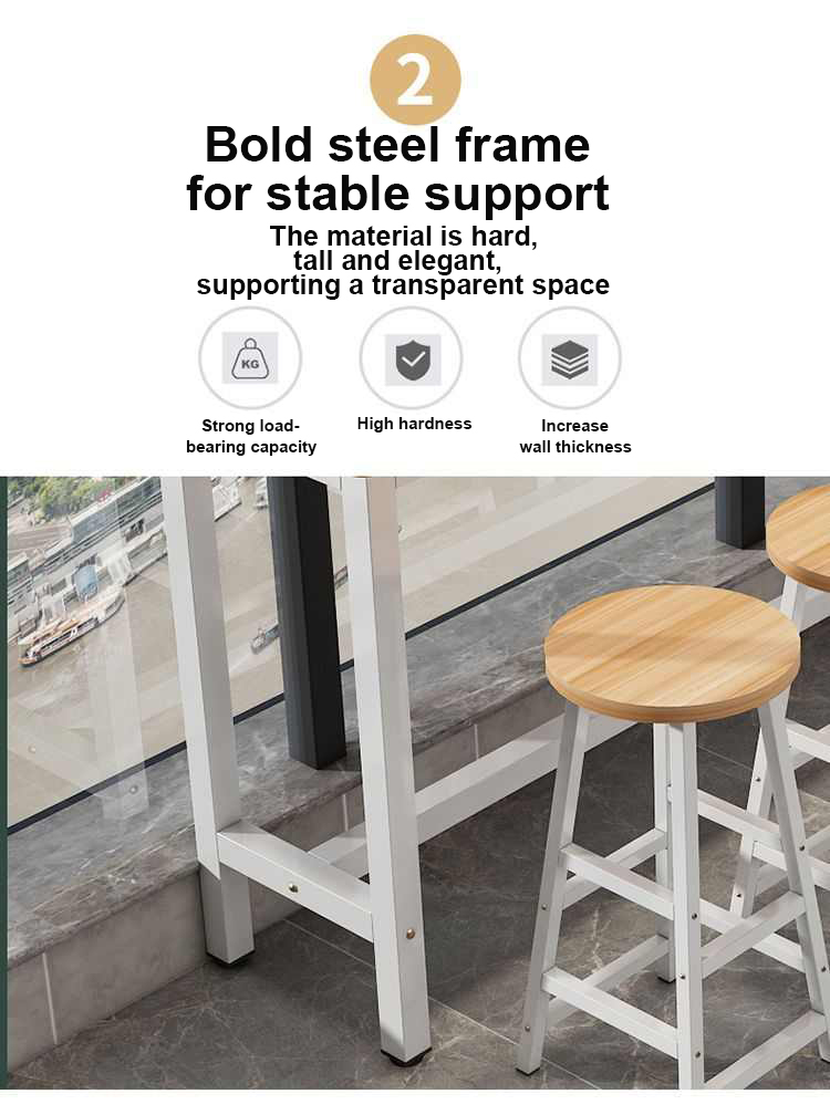 Simple bar counter table for home use,high foot long strip narr, small ...