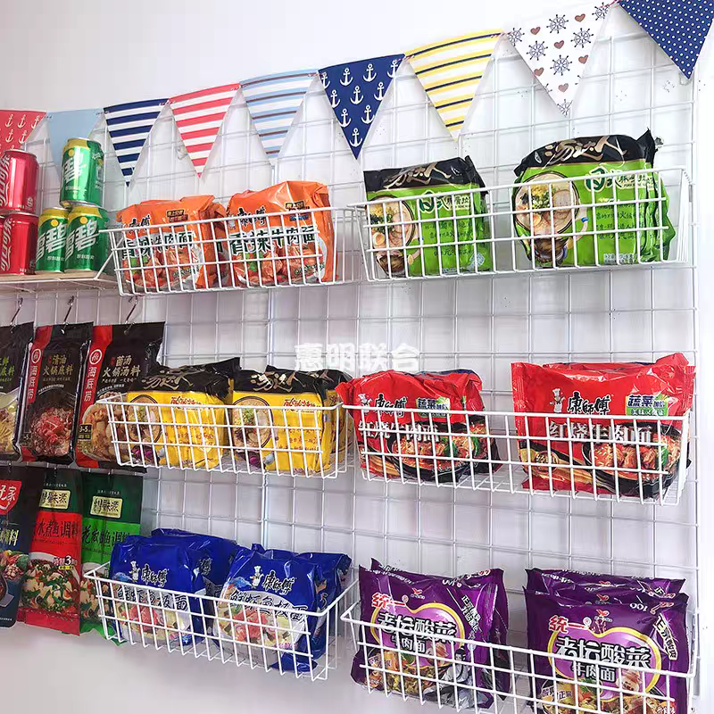 Hanging organizer wire mesh hanging basket hanging sari sari store ...