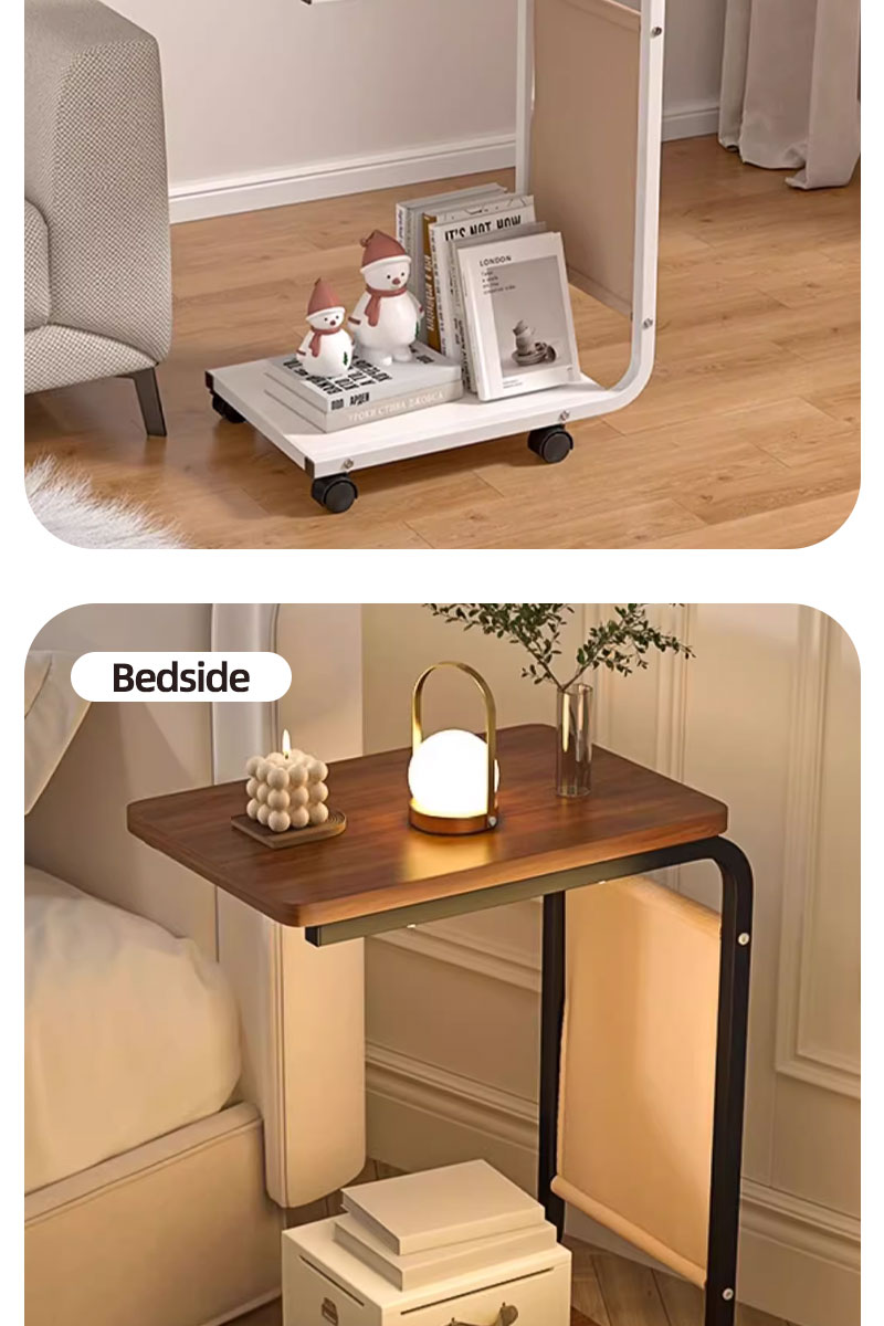 COD Corner Table Movable Sofa Side Coffee Table Nordic Side Cabinet ...