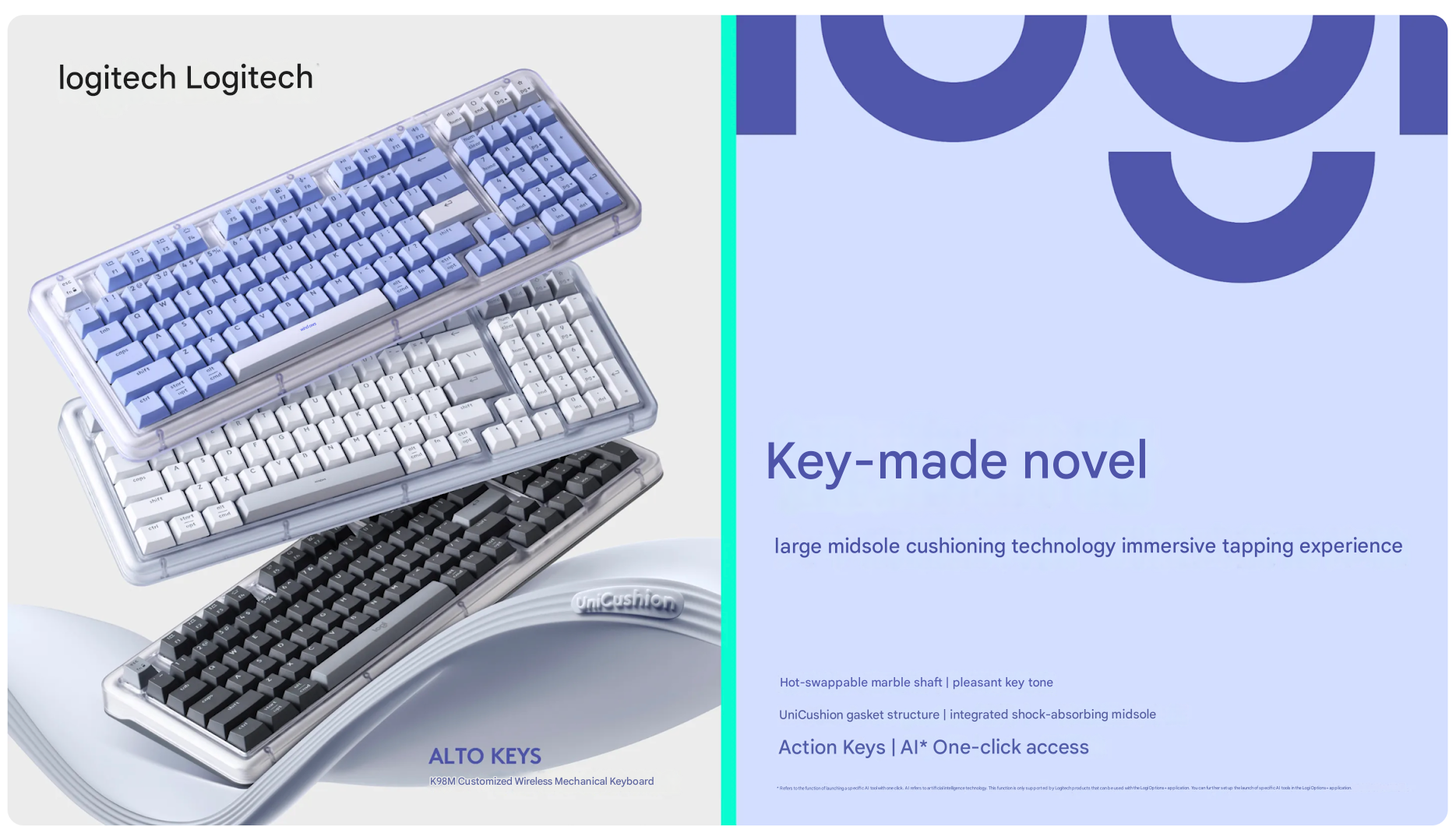Logitech Alto Keys K98M K98M PLUS K98S K75M K98S Plus Wireless ...