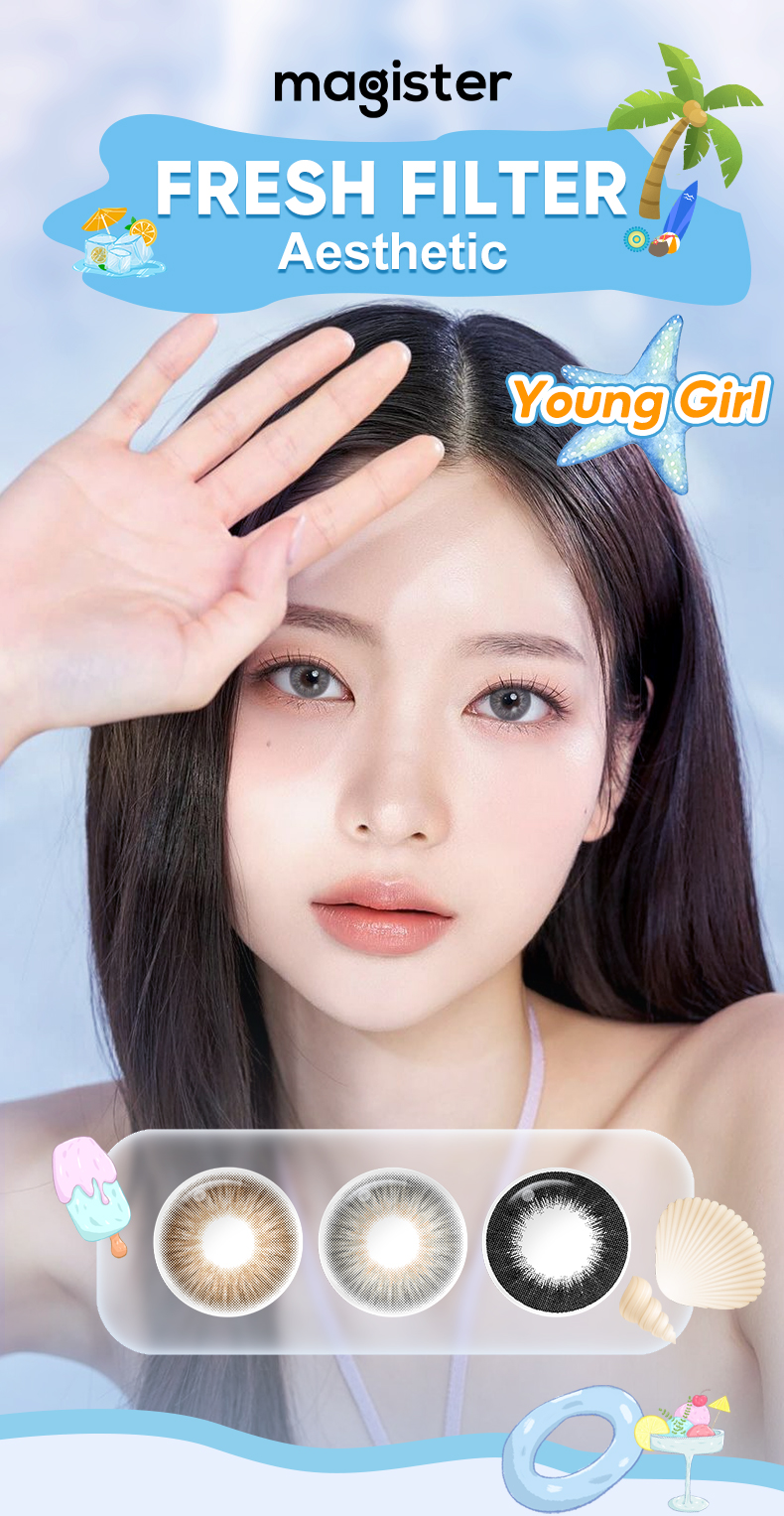 Magister Contact Lenses OMG Brown Contact Lens With Grade Natural Look ...