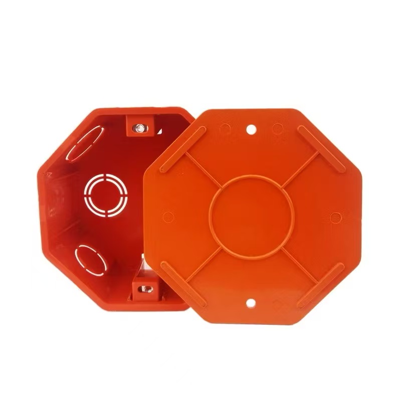 PVC Orange Utility Box, Junction Box With Cover Fittins For Underground ...