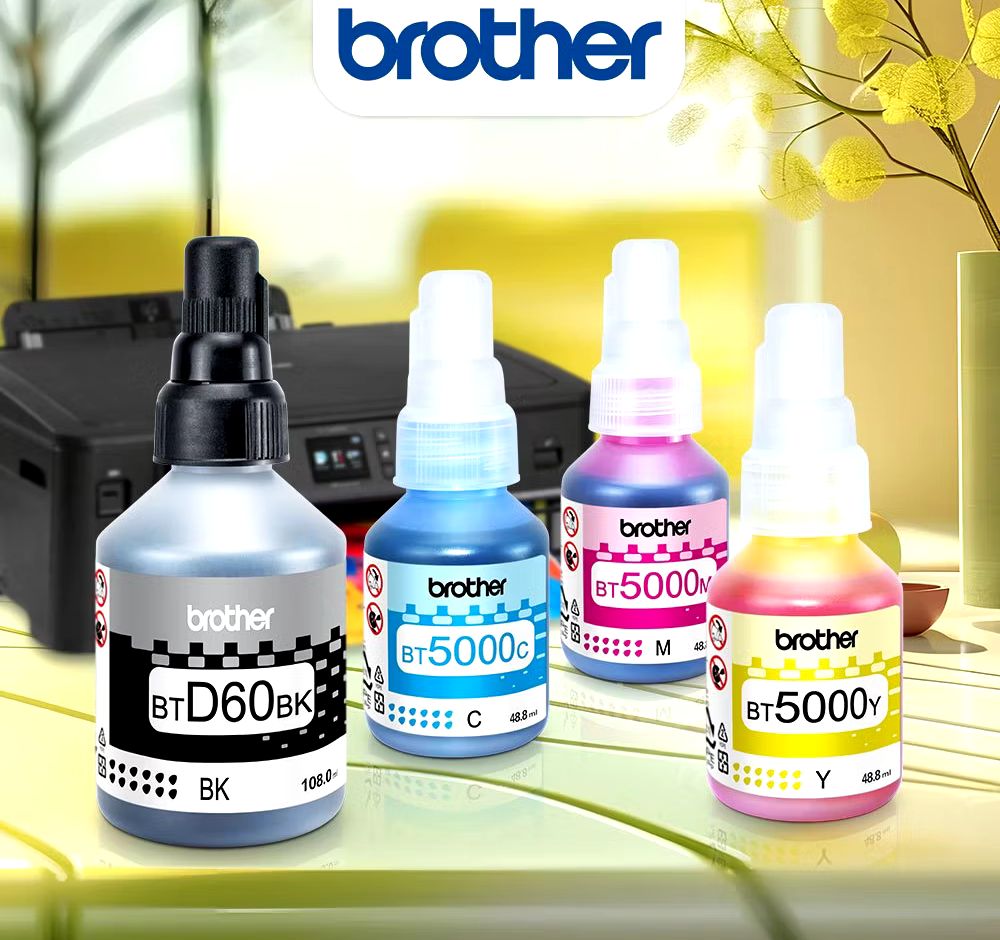 100% Original Brother Ink BTD60BK BT5000 Genuine Refill Dye Ink DCP ...