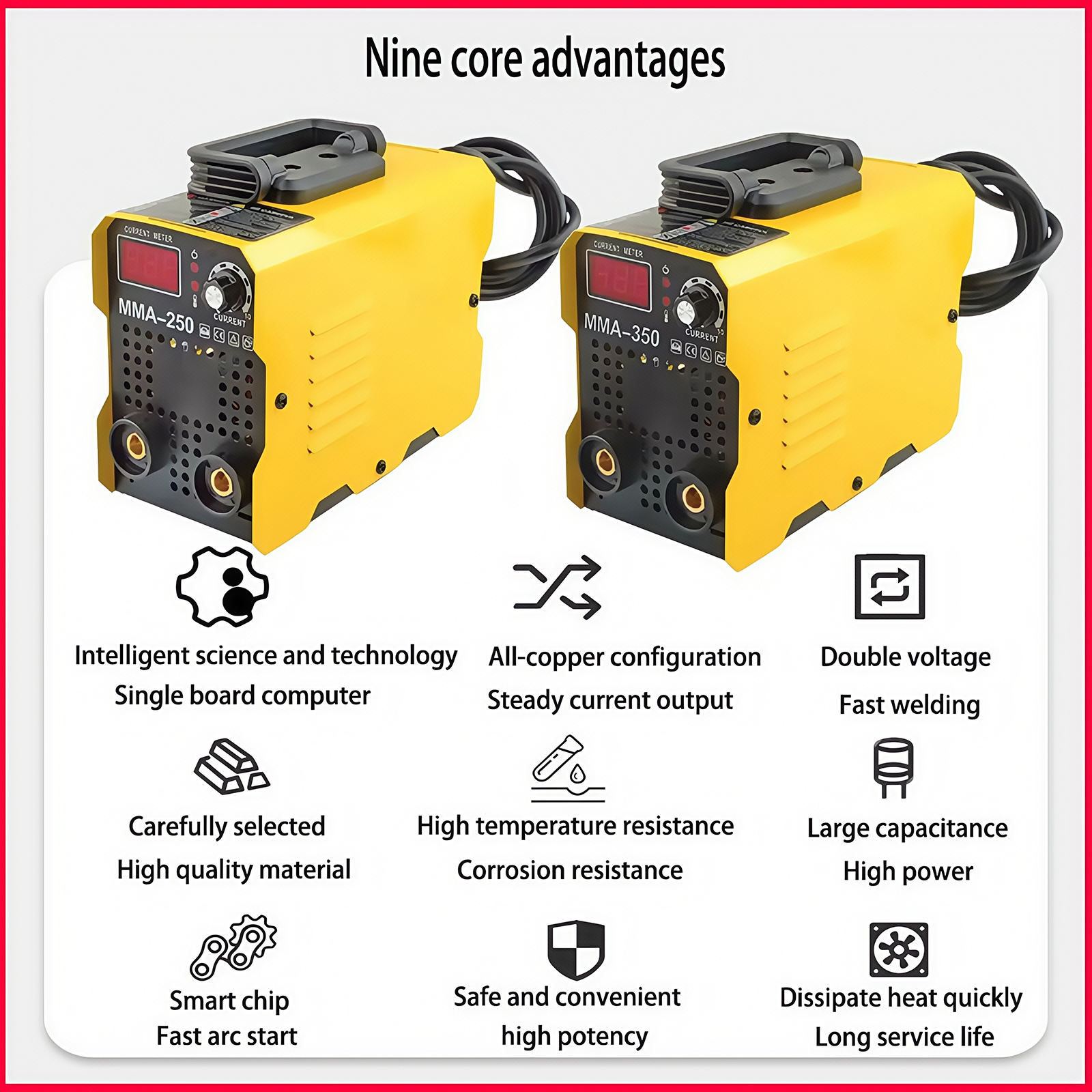 MMA-300 ARC Inverter MINI Welding Machine Portable IGBT Electric Weld ...