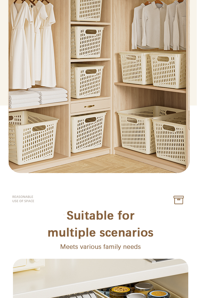 Nest Storage Box Rectangular with cover Basket Organizer Office ...