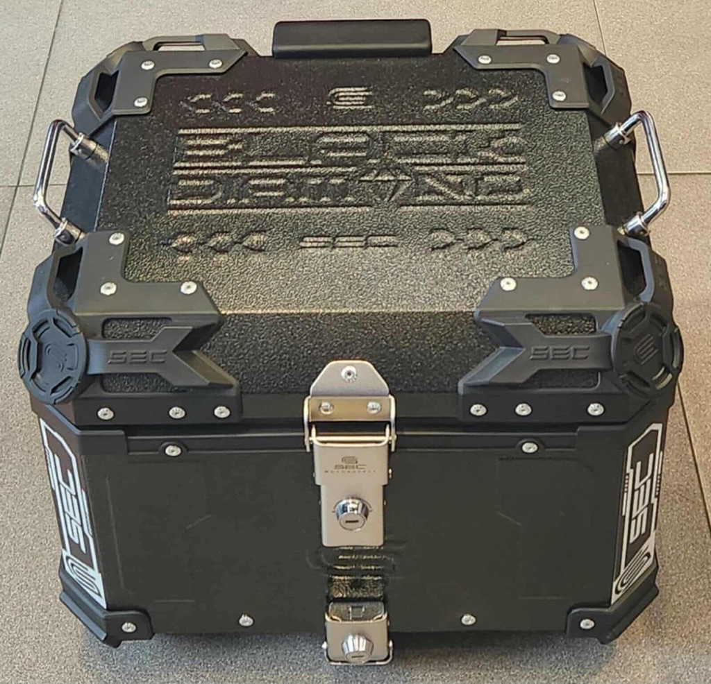 Sec Reload Alloy Top Box 45 Liters with Backrest | Shopee Philippines