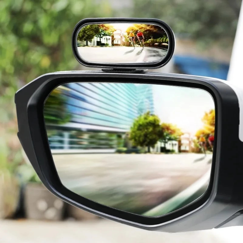 2PCS Universal Car Mirror Blind Spot Mirrors Side Rear Mirrors Rear ...