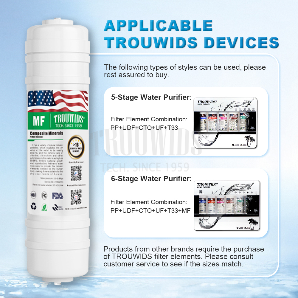 Household Water Purifier Filter 10 Inch Universal 6 Stage Filter ...