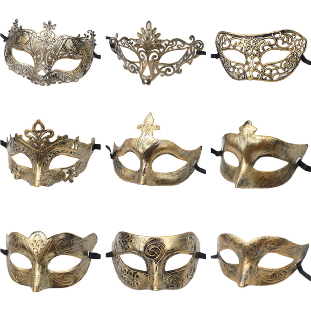 Masquerade Mask For Female Male Masquerade Mask for Men Half Face Mask ...