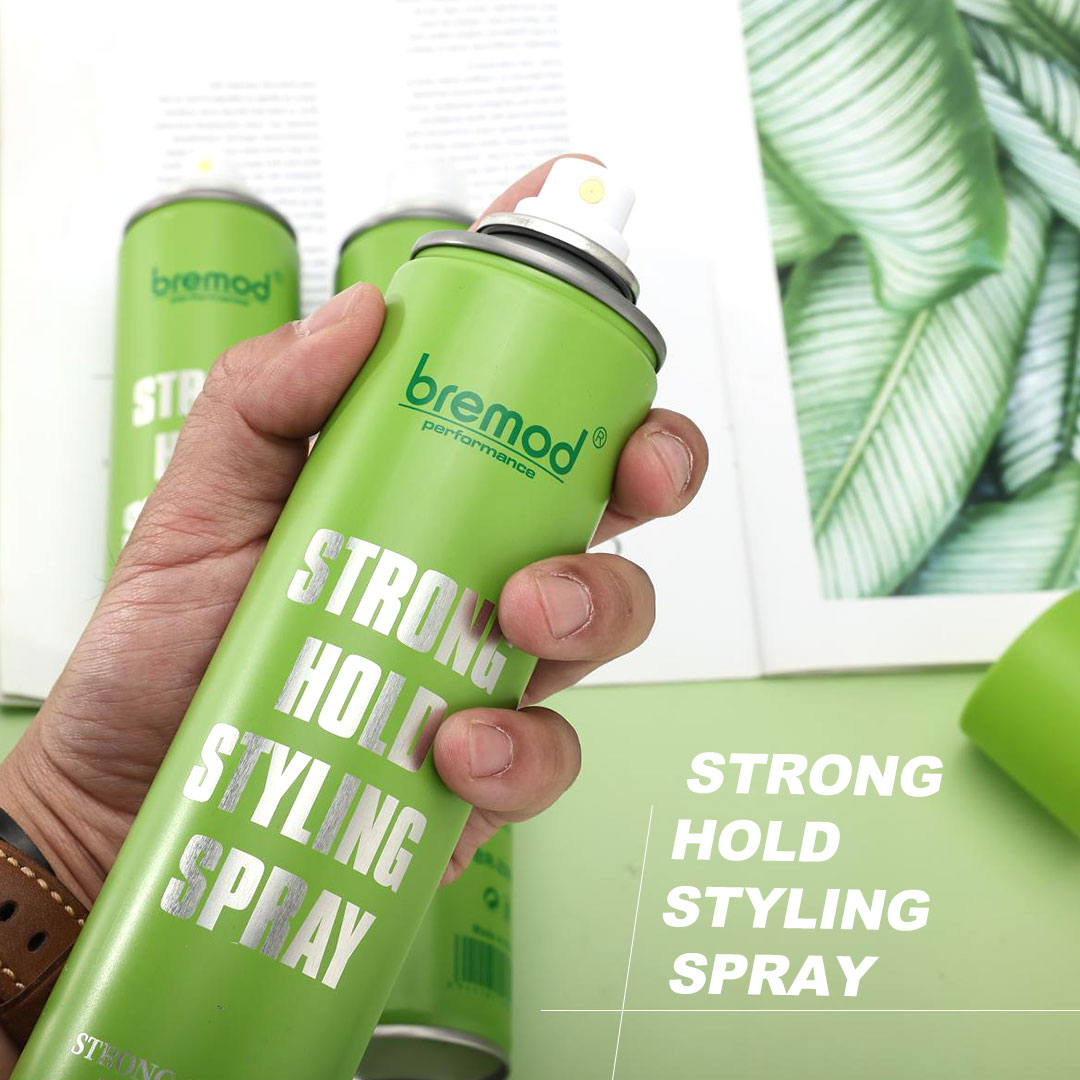 Bremod Spraynet Strong Hold Hair Daily or Salon Barber Use Styling Long ...