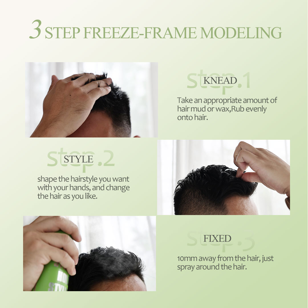 Bremod Spraynet Strong Hold Hair Daily or Salon Barber Use Styling Long ...