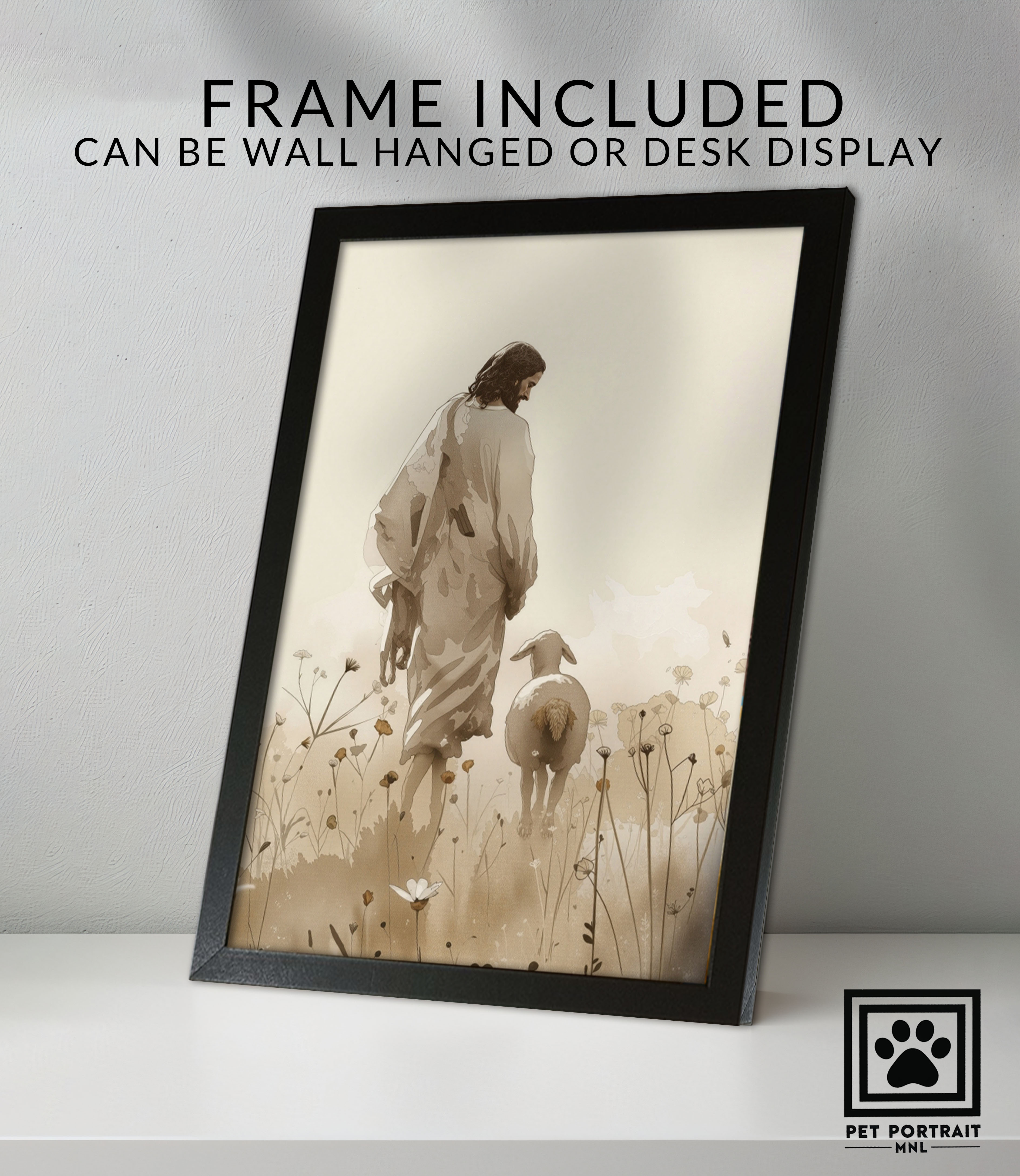 Jesus Christ Wall Frame Decor – Religious Christian Art for Home ...