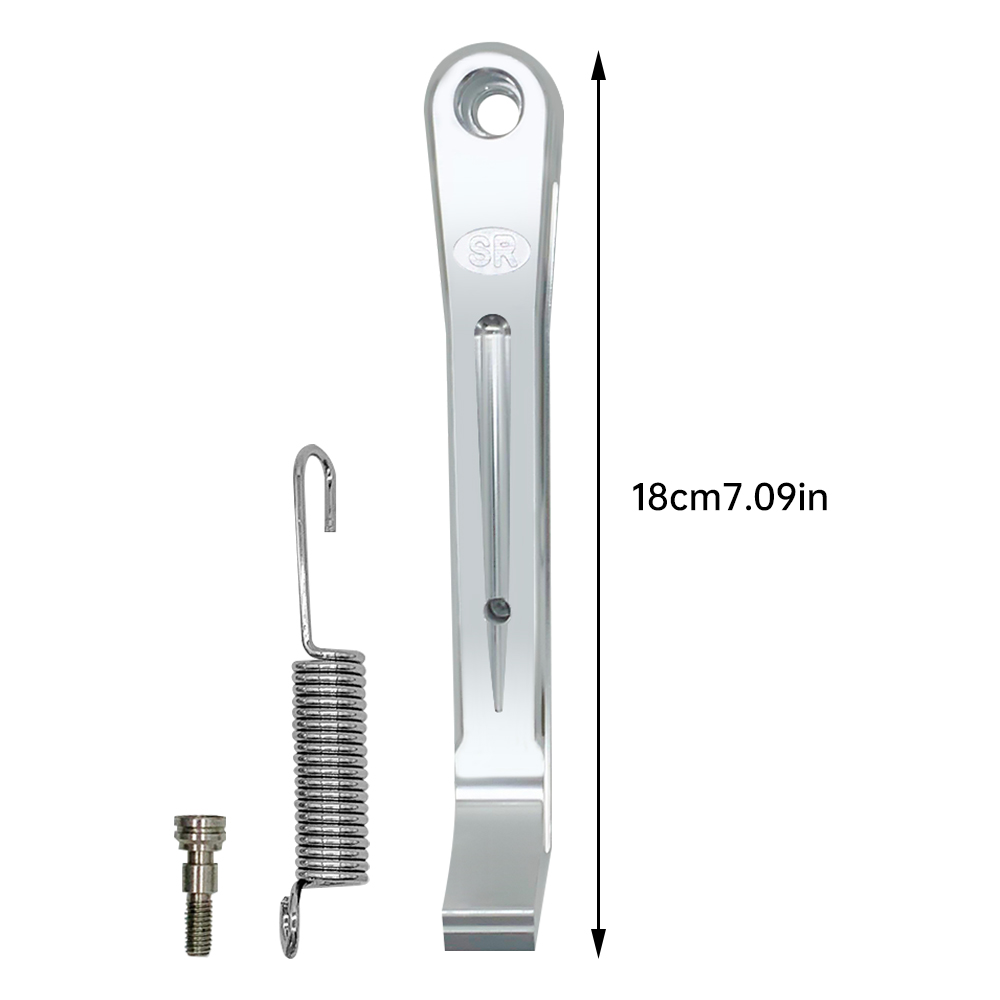 Motorcycle Universal Side Stand CNC Aluminum Alloy Side Stand 18cm/20 ...