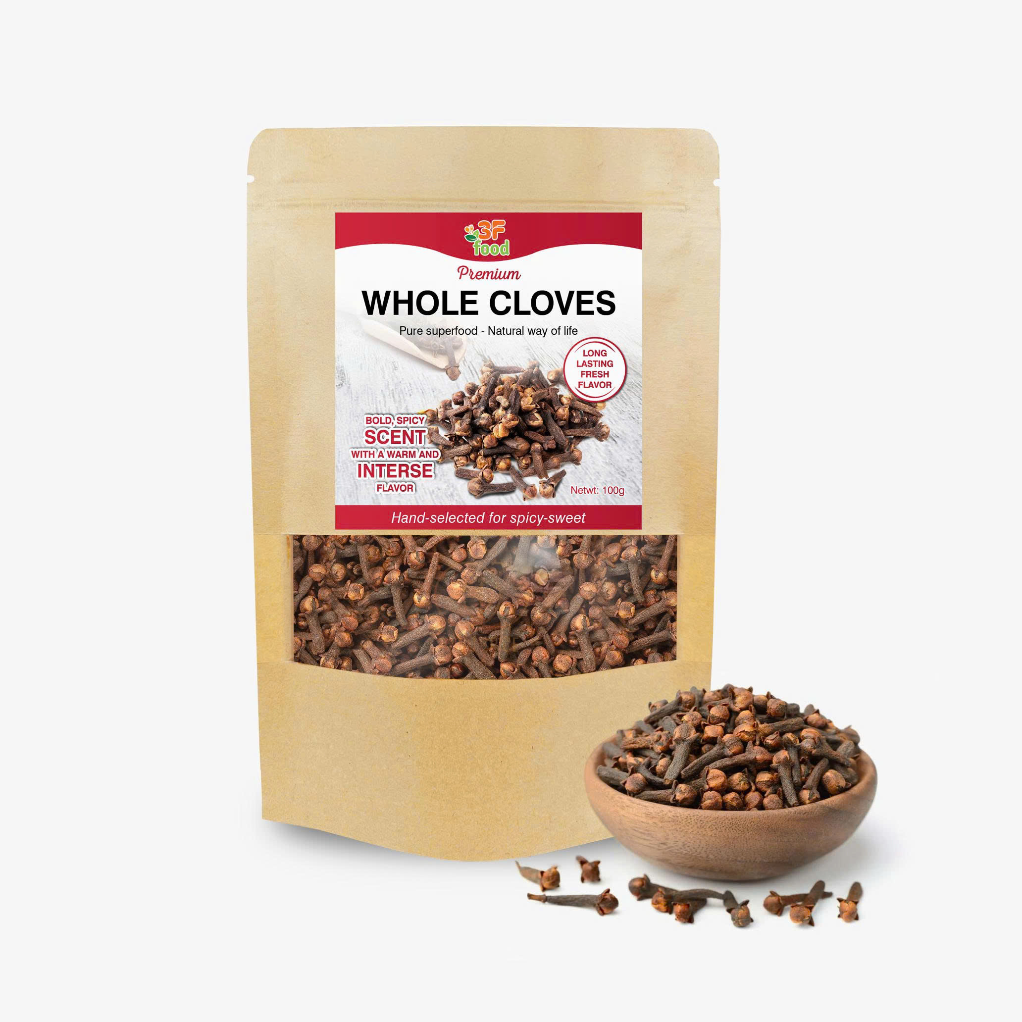 Natural Whole Cloves 100g – Fresh, Aromatic Spice for Cooking, Baking ...