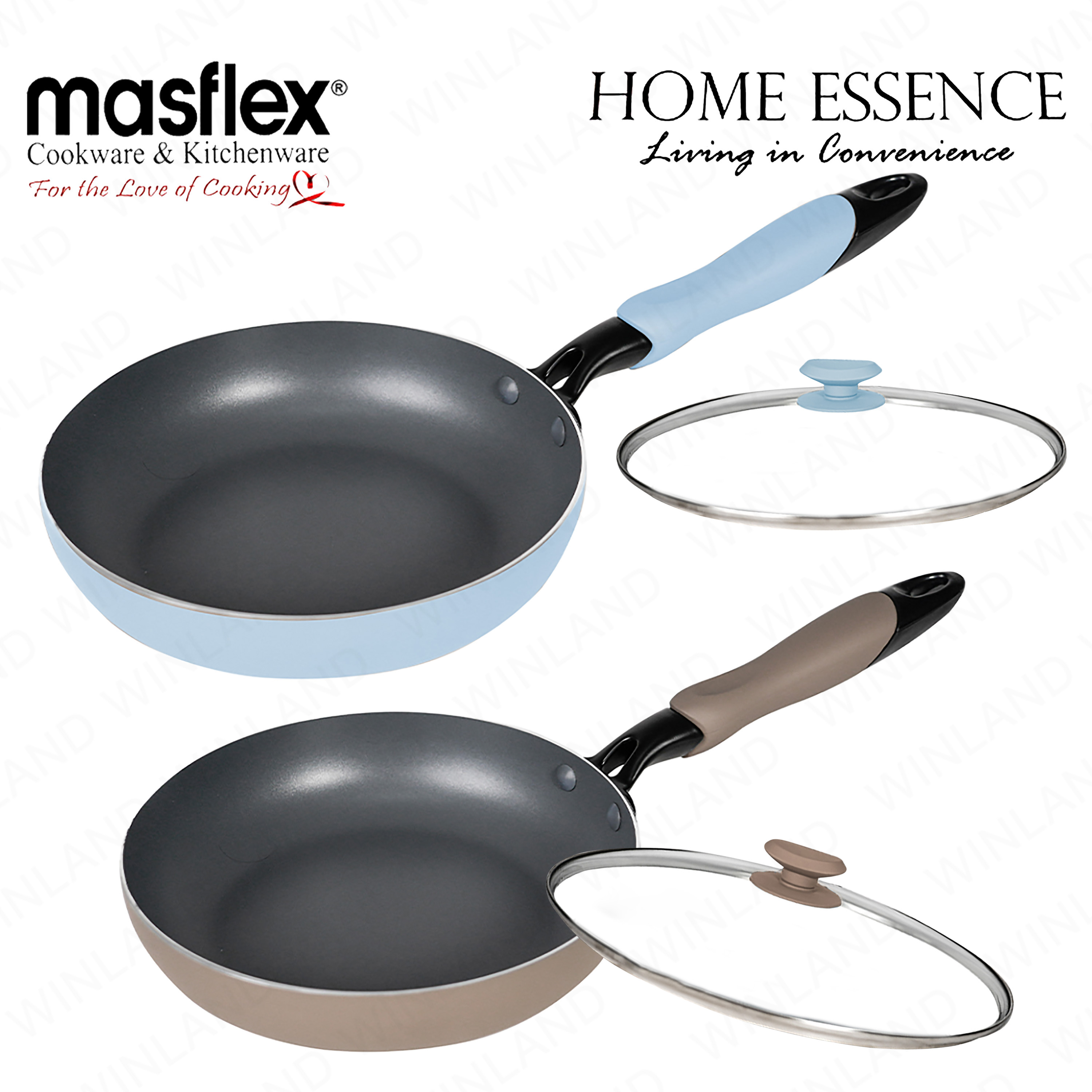 Home Essence by Masflex 20cm Modern Classic Induction Frypan with ...