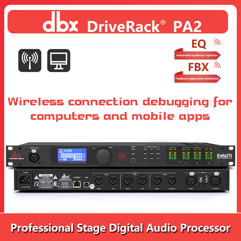 Dbx Driverack PA2 Professional TOW-Input SIX-Output Multi-Function ...