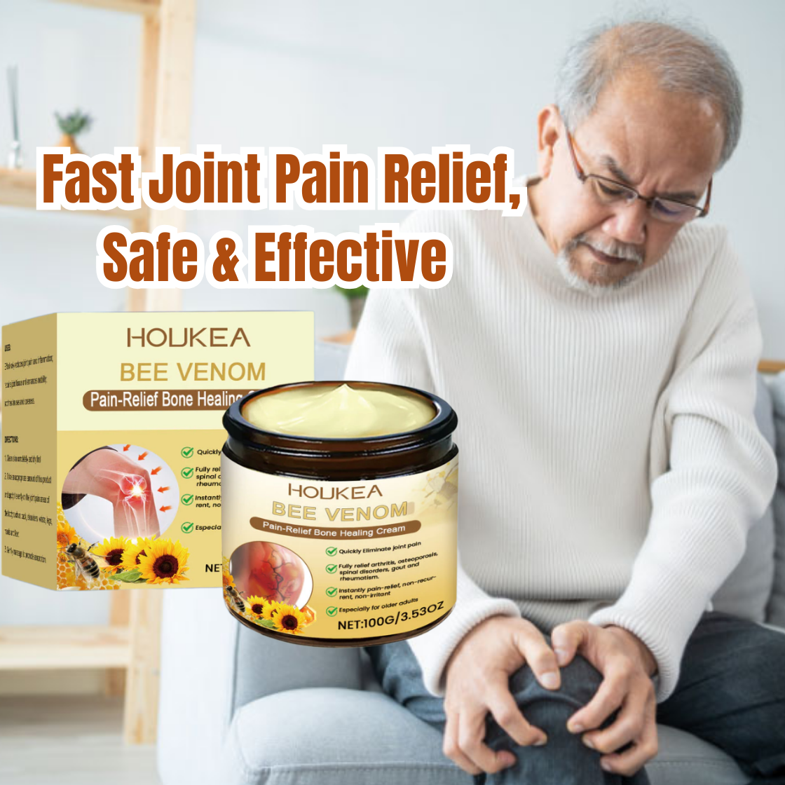 BeeVenom Turmeric Cream Fast Joint Pain Relief, Safe & Effective ...