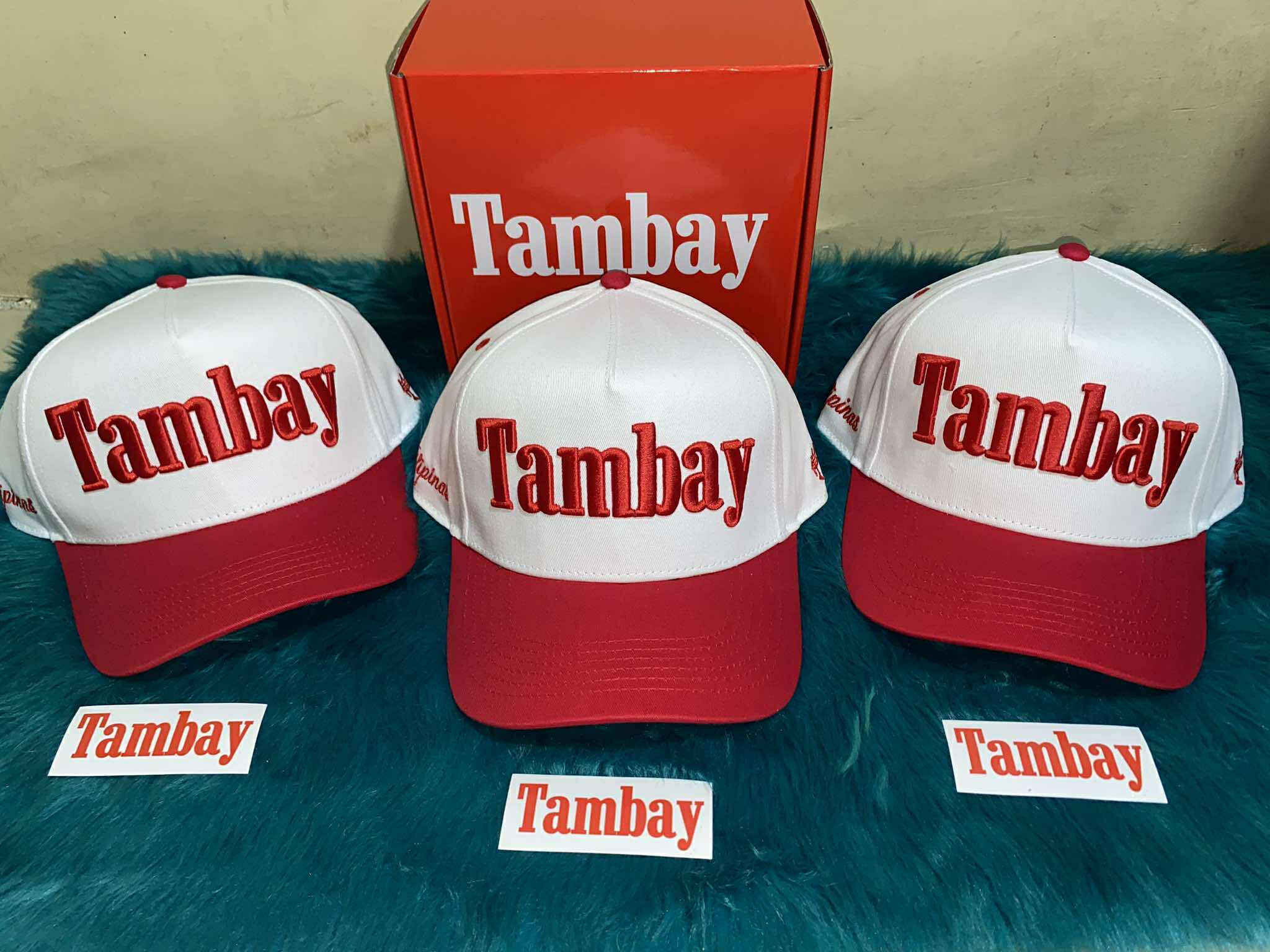 A FRAME TAMBAY CAP RED VERSION 21 WITH SIGN & BOX END STICKER | Shopee ...