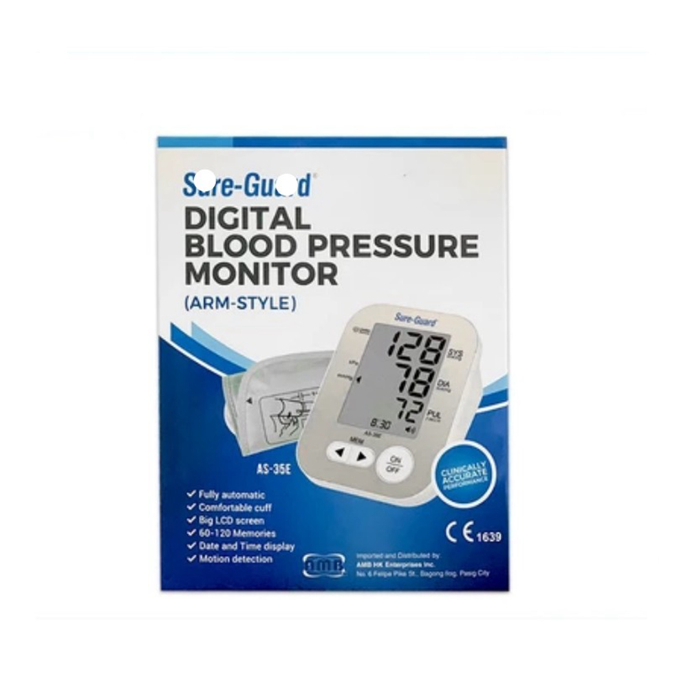 Dual Powered Digital Blood Pressure Monitor (With Adapter and Batteries ...