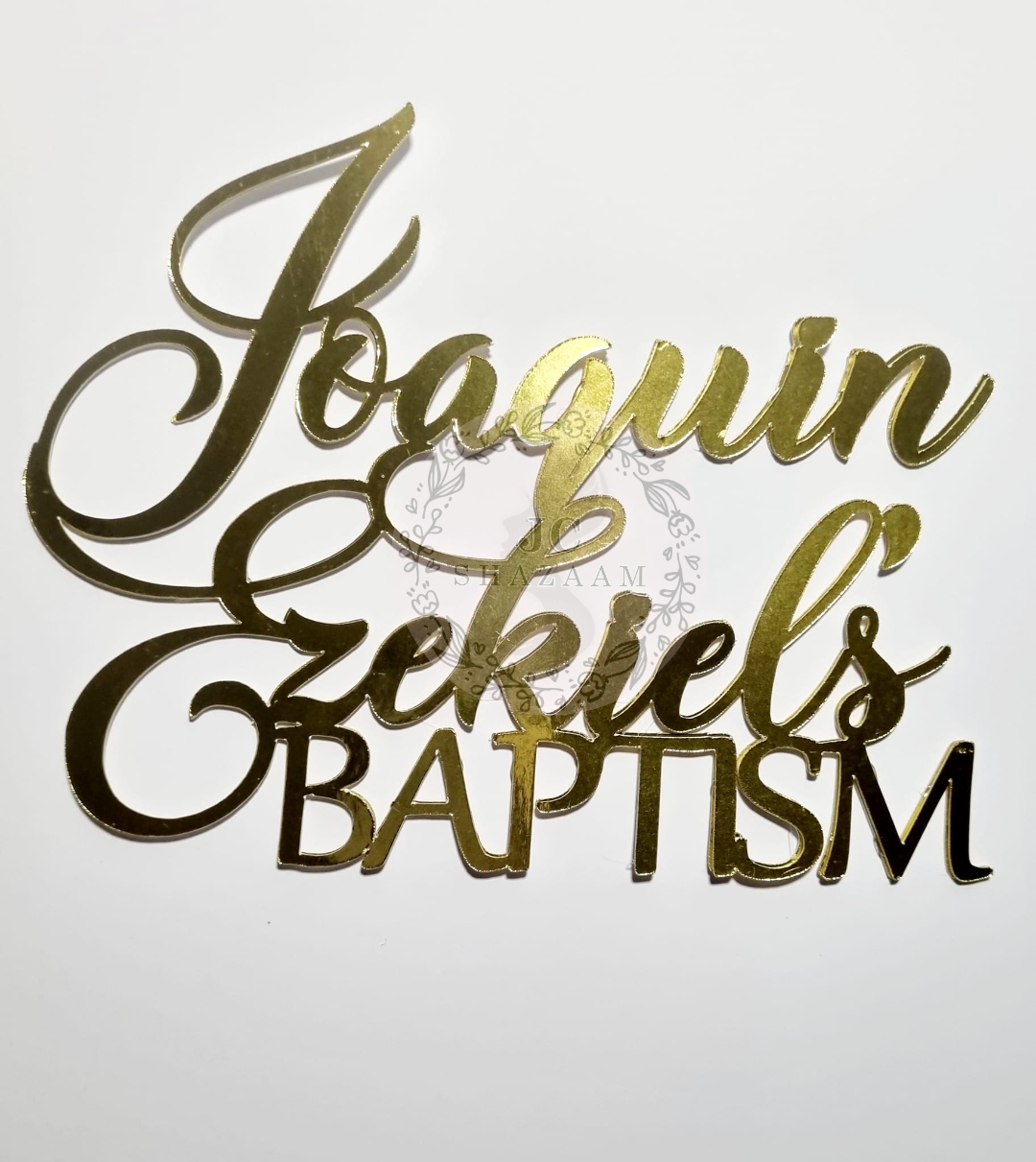 Customized/personalized made to order cardstock cake topper w/ acrylic ...