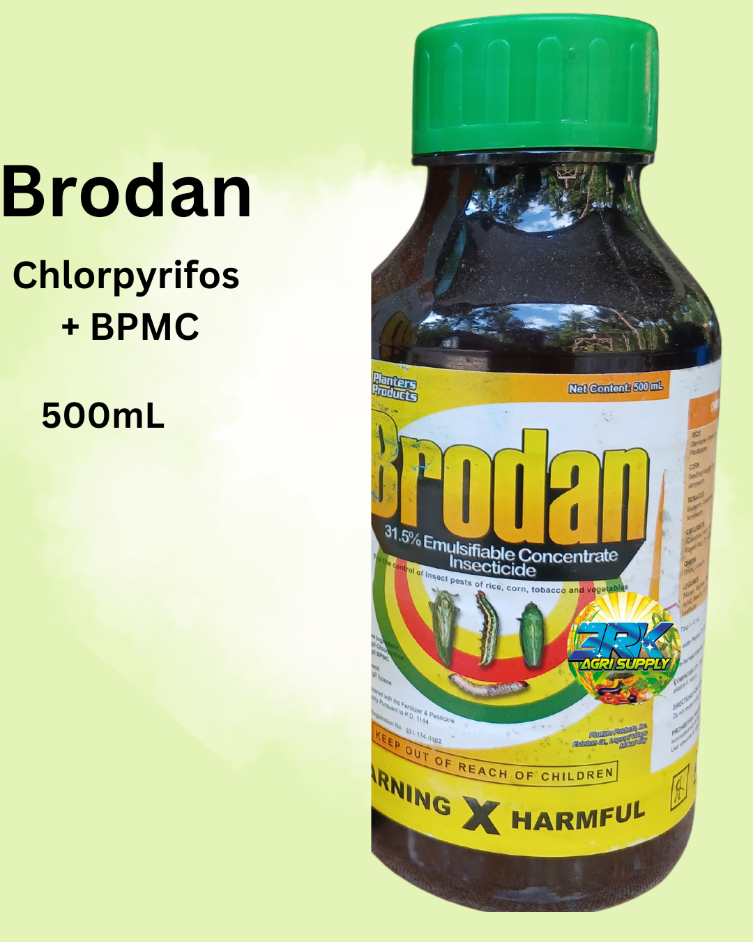 Brodan insecticide Chlorpyrifos + BPMC 500mL | Shopee Philippines