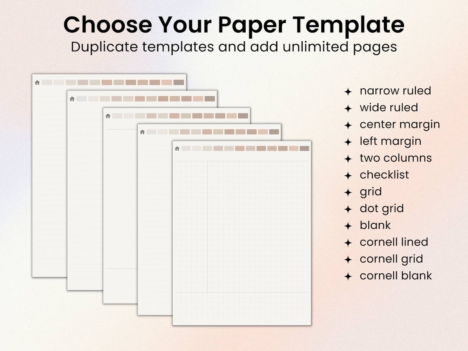 Digital Notebook Goodnotes Notebook With Tabs Goodnotes Digital