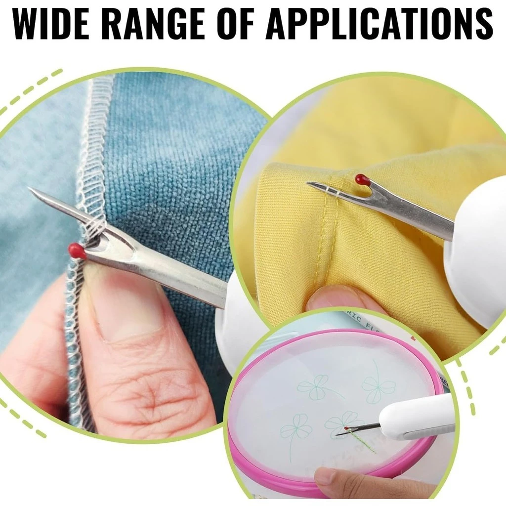 2-in-1 Thread Seam Ripper Needle Threader & Seam Remover Sewing Ripper ...