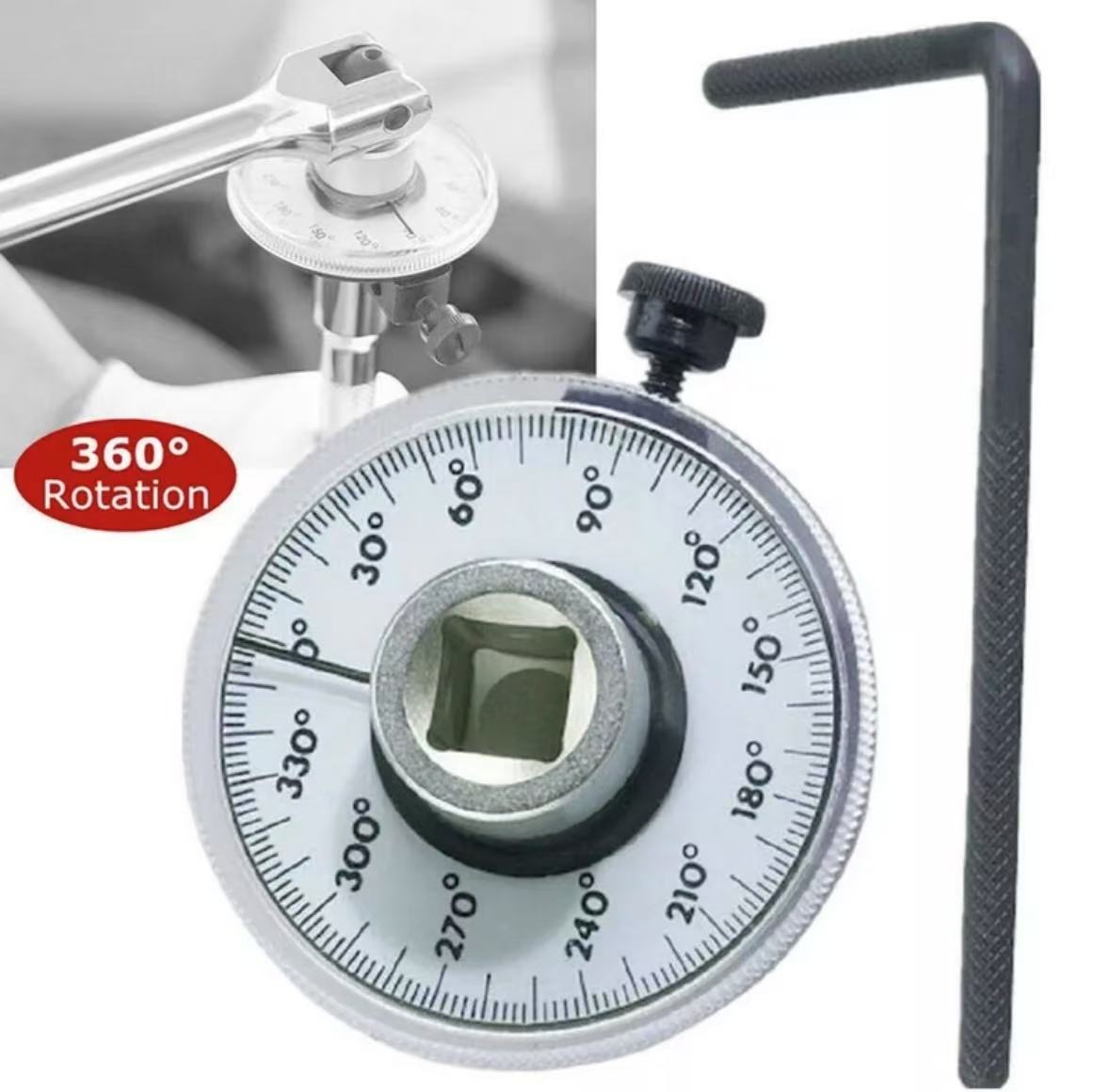 Torque gauge Angle ruler car angle measuring instrument Adjusting ...