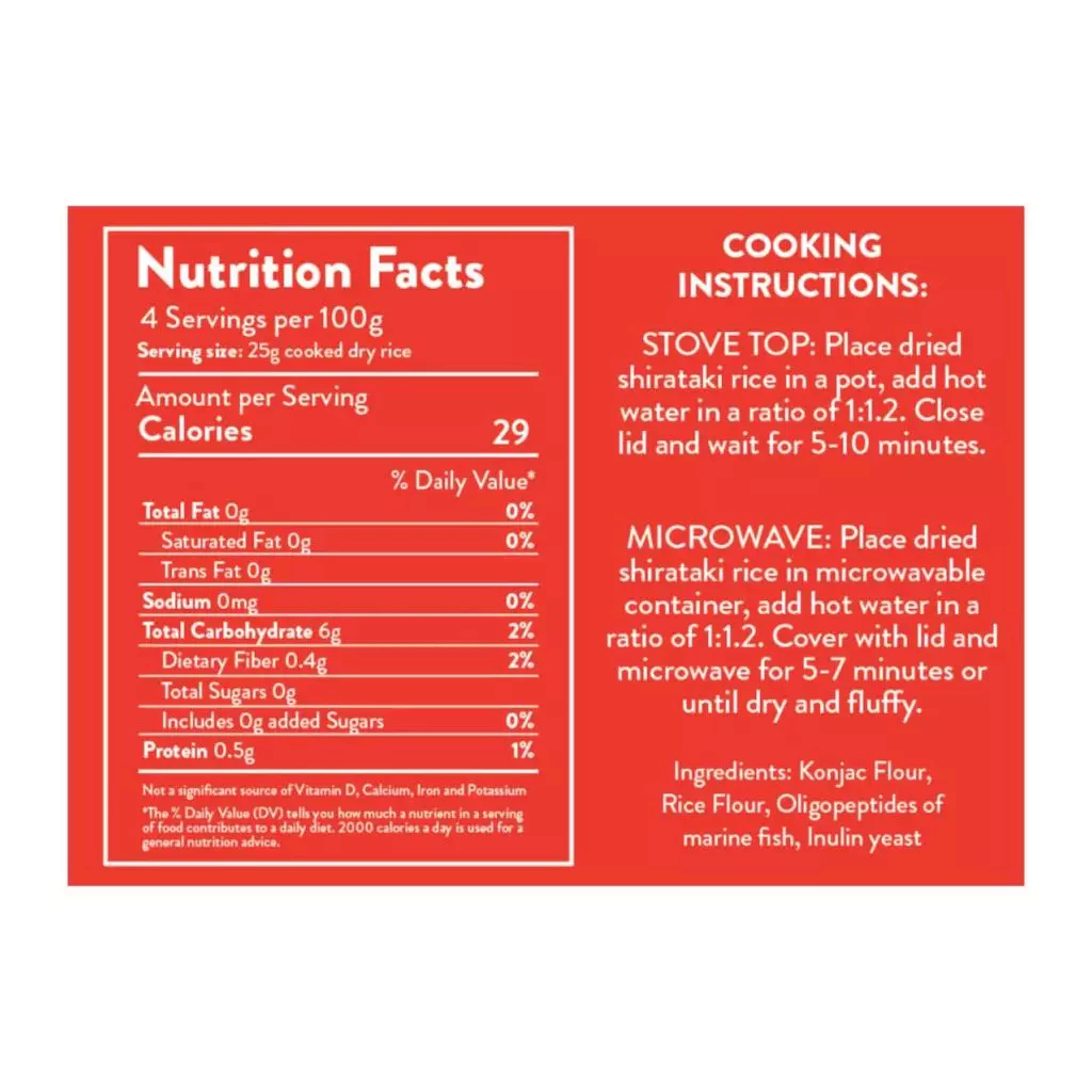 3F FOOD I Dry / Dried Shirataki Rice 500g 1kg Konjac Keto/Low Carb ...