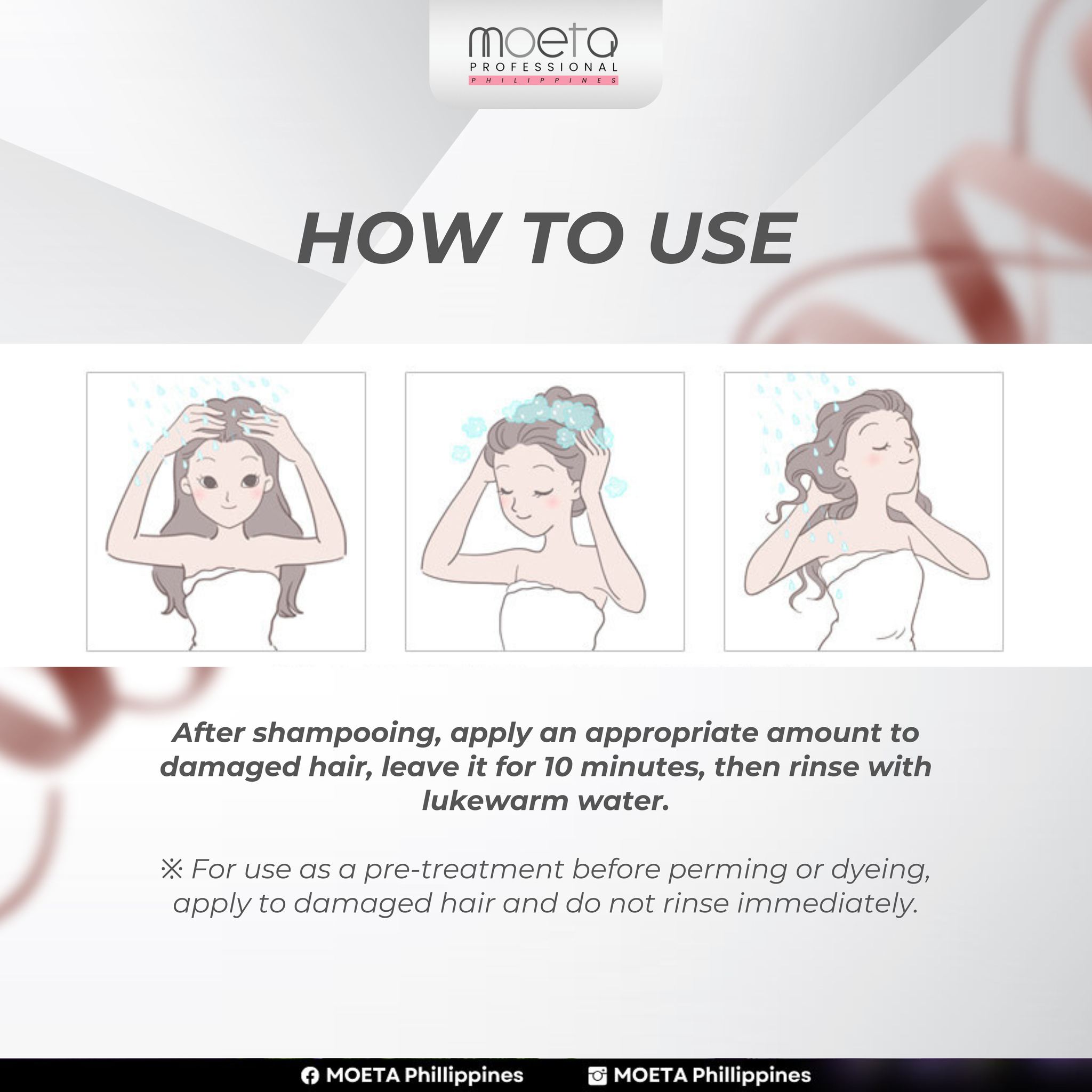 Moeta Protein Treatment – Deep Repair for Damaged & Rebonded Hair 500ml ...