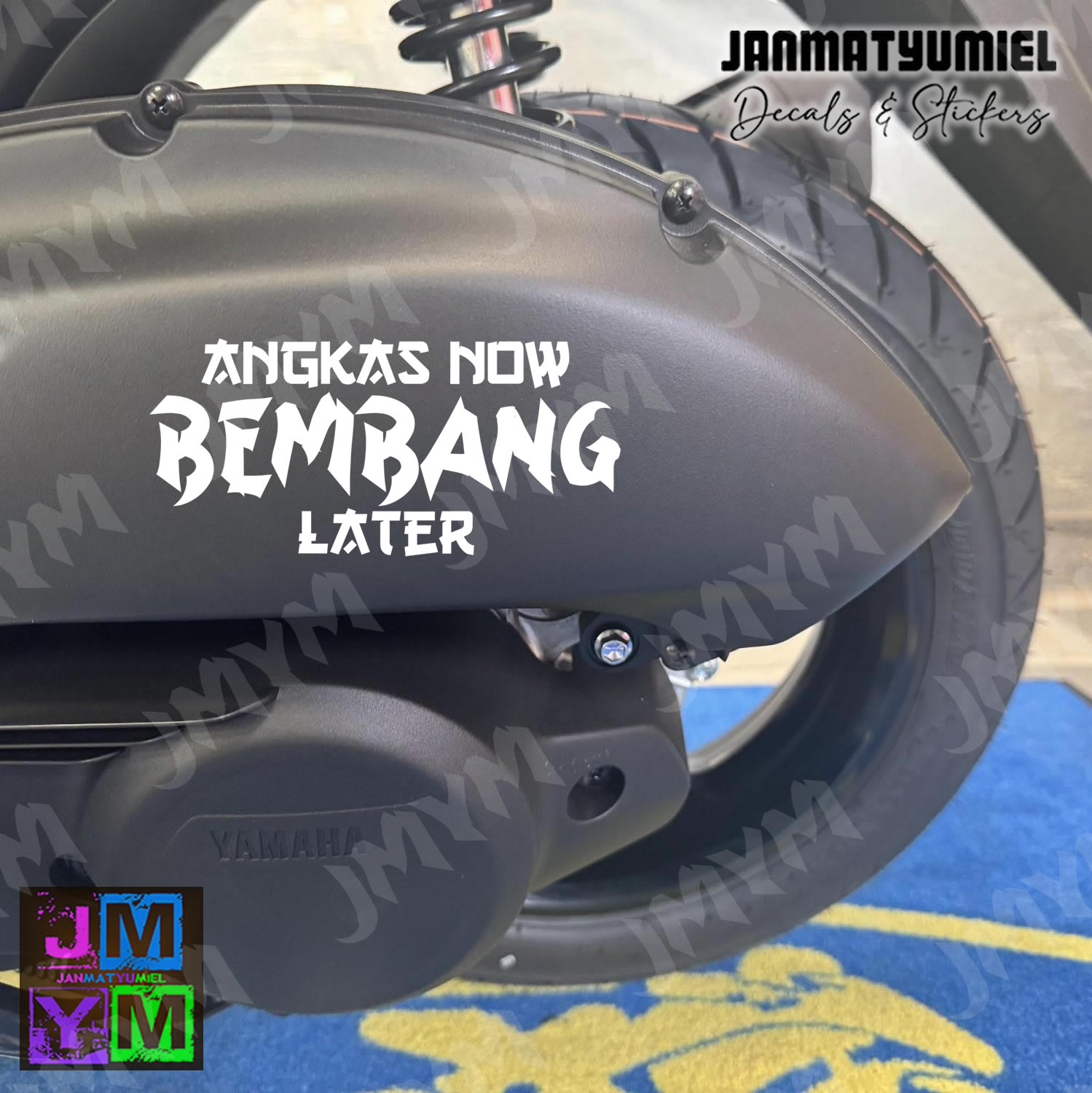 Bembang Die-Cut Vinyl Sticker/Decal for Motorcycle, Car, laptop,etc ...