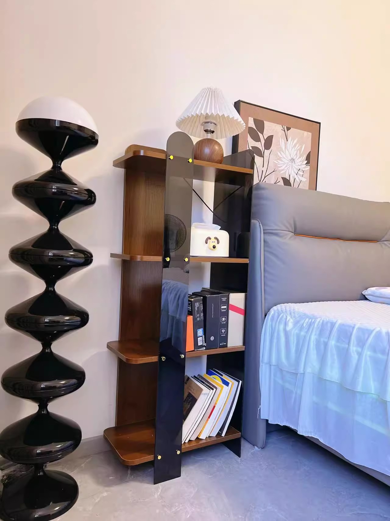【Ship Today】Wooden Book Shelf Corner Book Rack Multi-Layer Corner ...