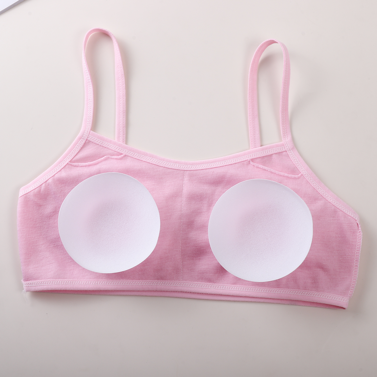 Girls camisole vest pure cotton girl bra development period students ...