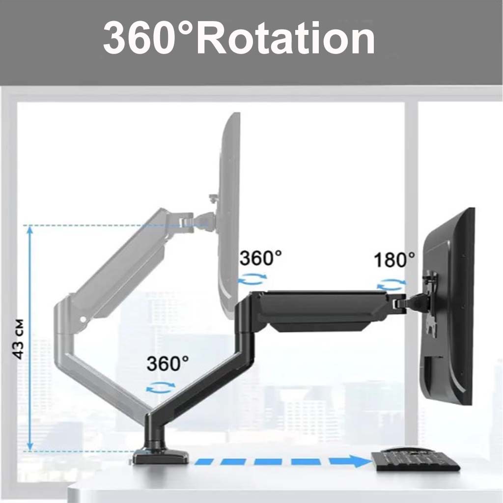 Portable monitor bracket arm, suitable for 17-32 inch computer screen ...