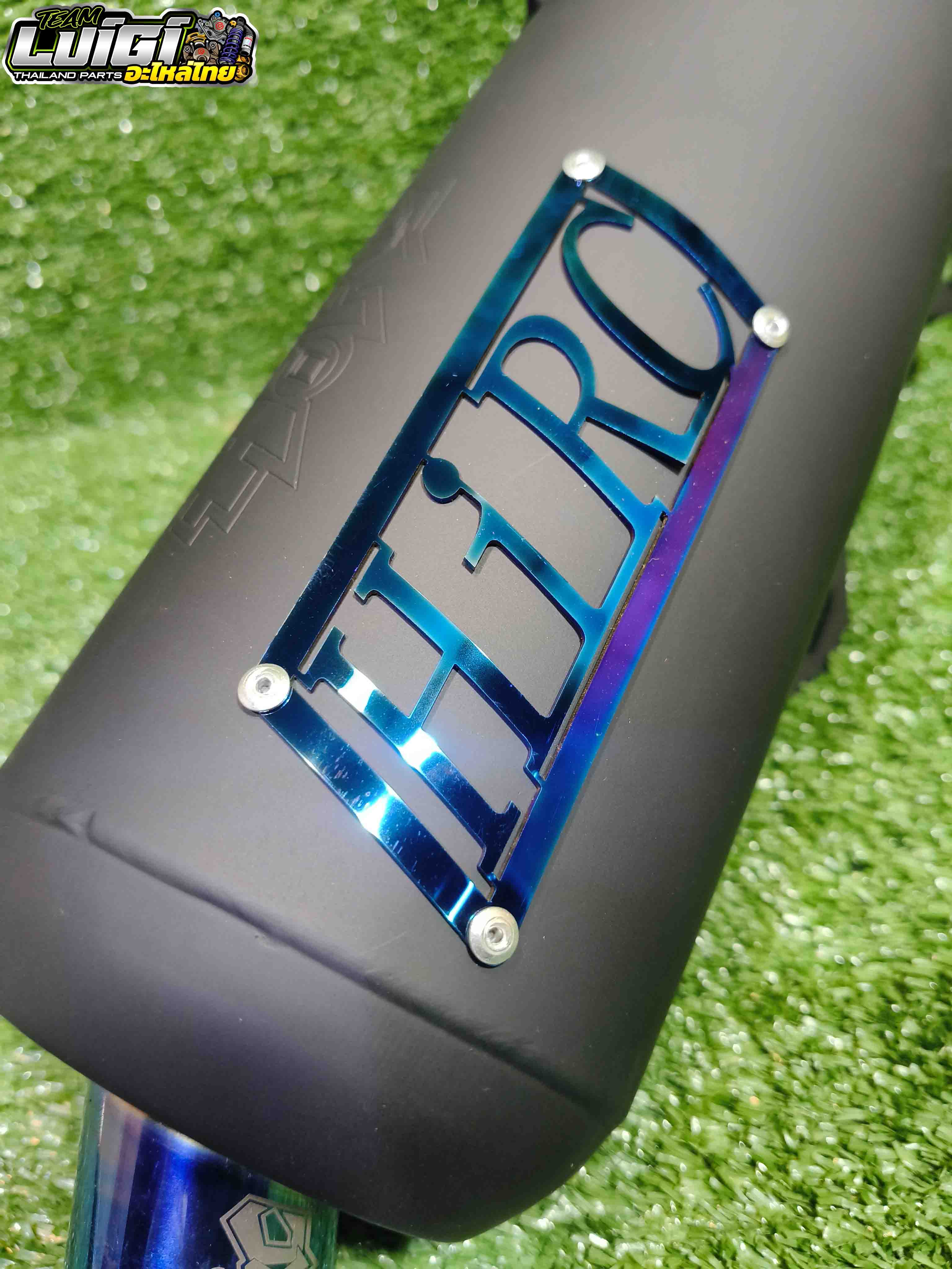 YAMAHA AEROX 155 V2 / NMAX V2 155 V2 HIRC POWER PIPE TITANIUM TIP MADE ...